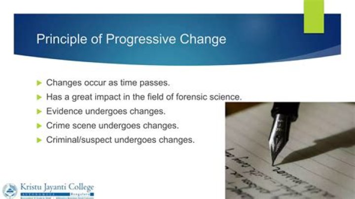 A Journey Of Progressive Change