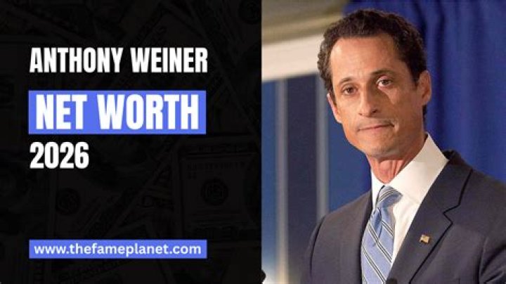 Anthony Weiner Net Worth How rich is the politician?