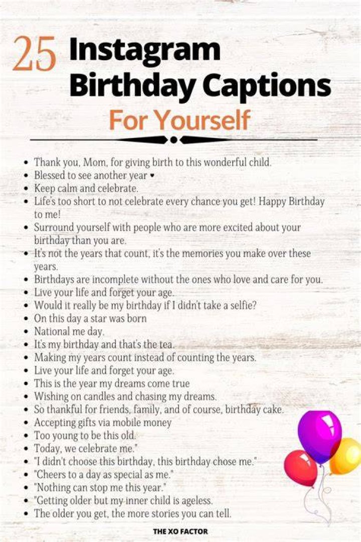 Birthday Captions For Facebook Post The Cake Boutique
