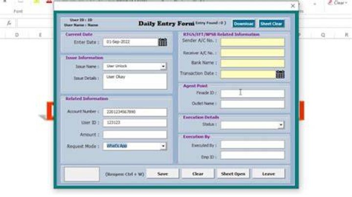 Create User Form Data Entry Invoice Invoice Record Keeping Dynamic