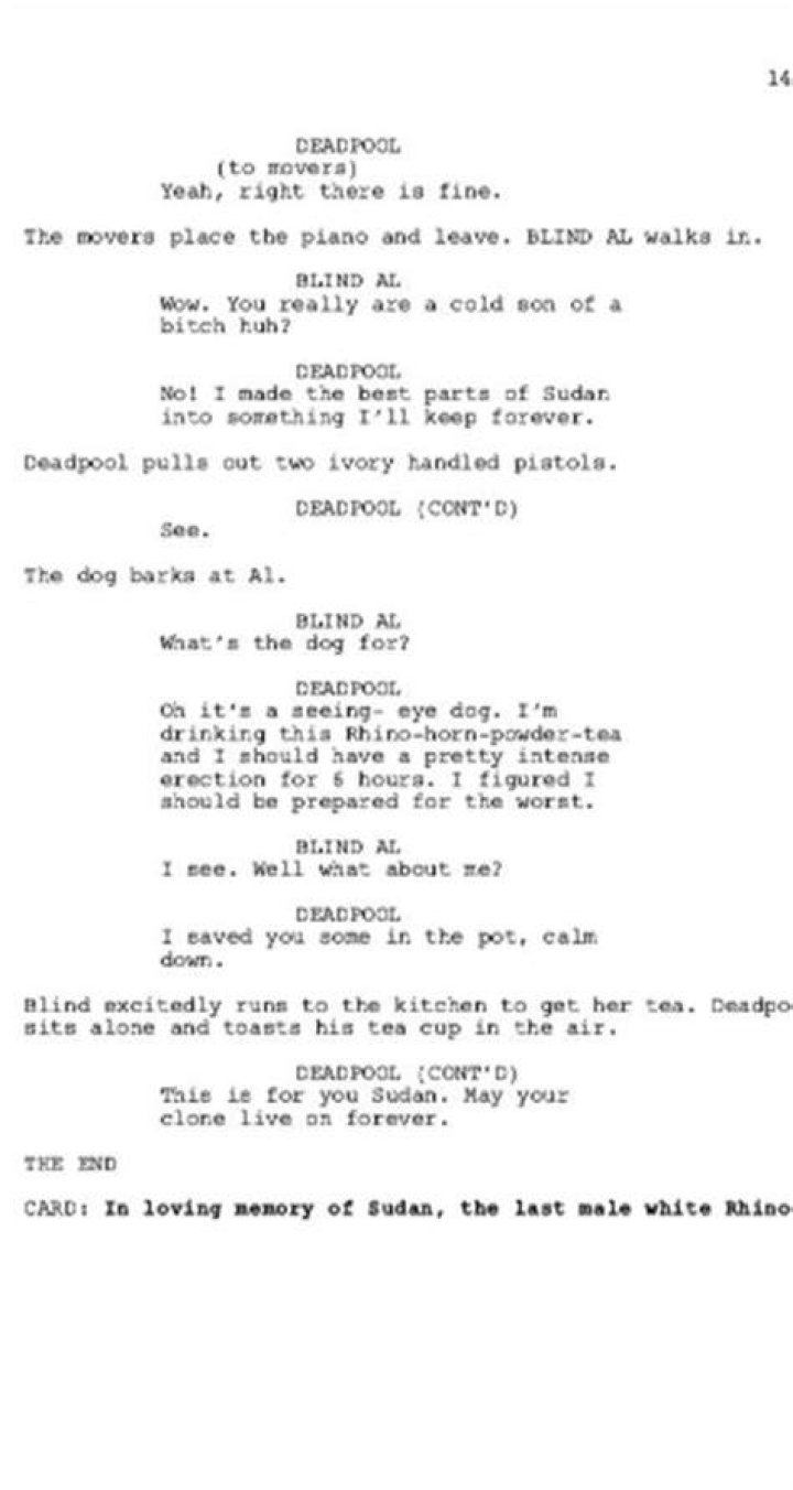 Donald Glover posts Deadpool script, cites racism for its cancellation