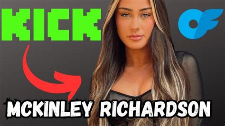 Explore The Exclusive Content Of McKinley Richardson On OnlyFans