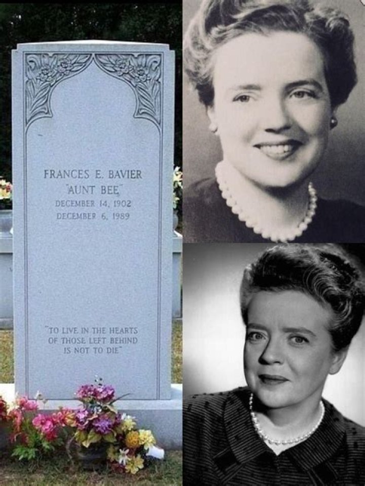 Francis Bavier otherwise known as Aunt Bee Gloria dehaven, Old
