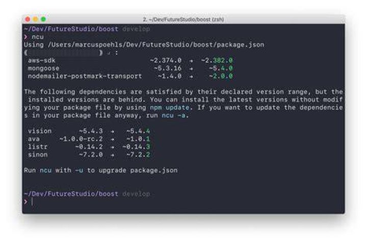 NPM &mdash; Update All Node.js Dependencies to Their Latest Version