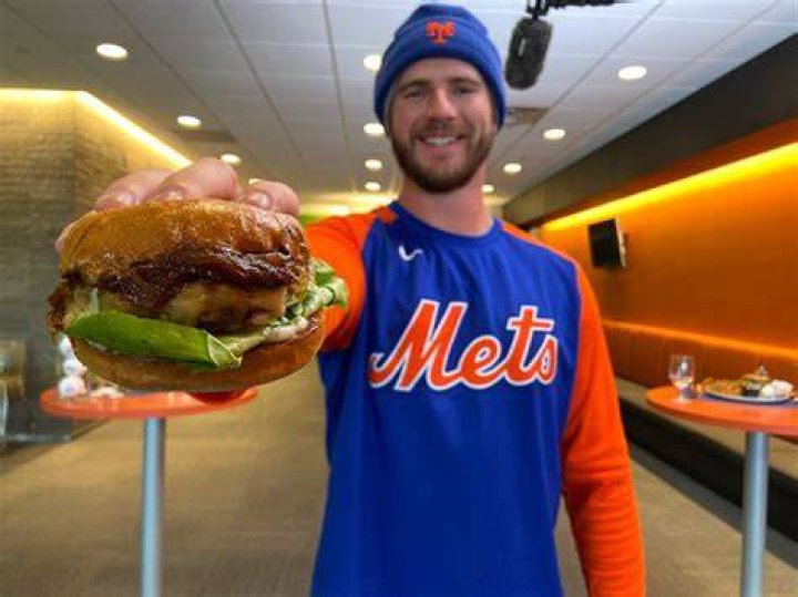 Pete Alonso Unveils Hamburger Designed for Mets Fans at Citi Field