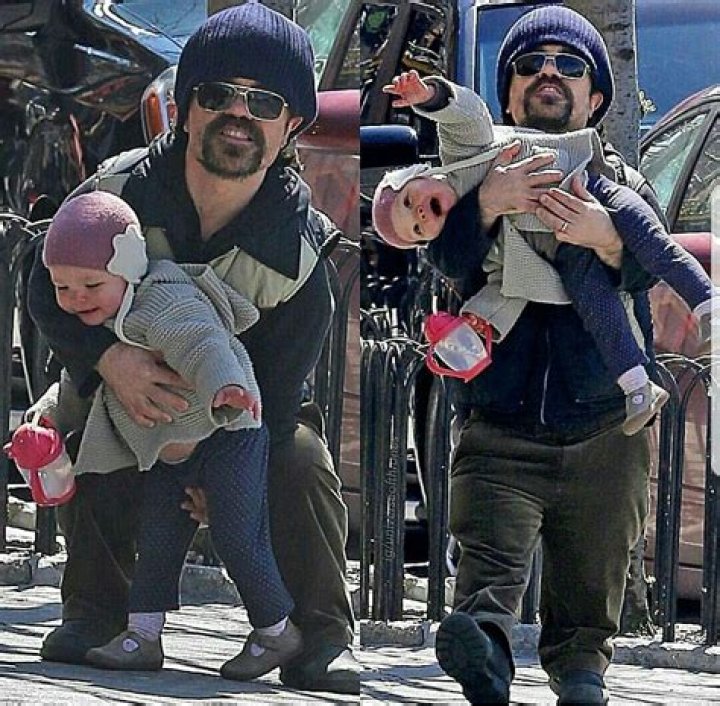 Peter Dinklage steps out for a walk with his daughter in NYC... as she