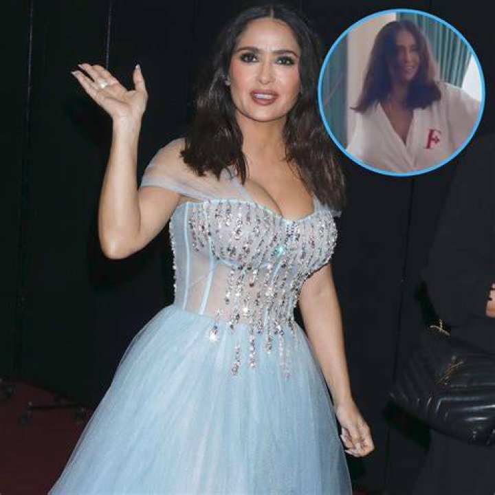 Salma Hayek My Bubbies are naturally growing "a lot." GOSSIP