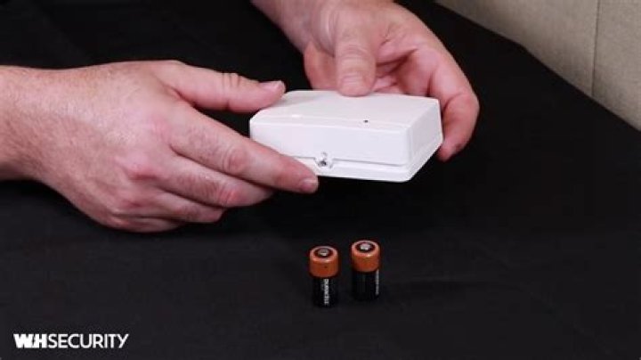 WH Security Changing batteries in a motion sensor YouTube