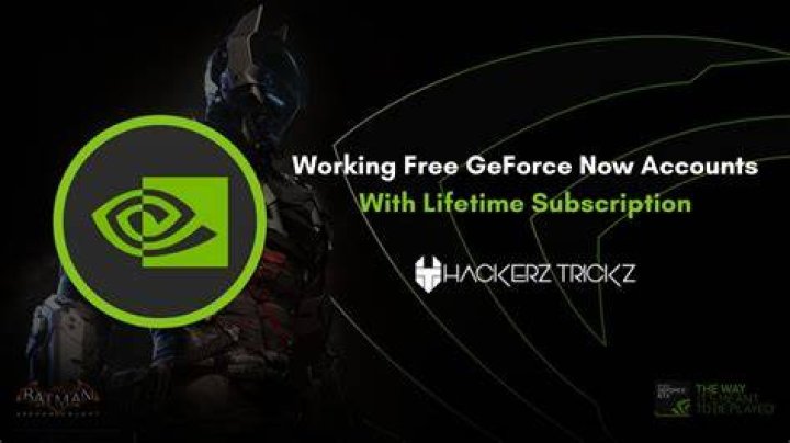 Working Free GeForce Now Accounts With Lifetime Subscription