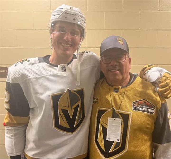 Zach Whitecloud And Father Tim Whitecloud In The NHL Spotlight